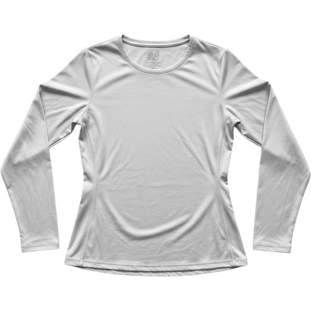32 Degrees Heat‎ Mens XL Gray Long Sleeve Base Layer Thermal T-Shirt Stained